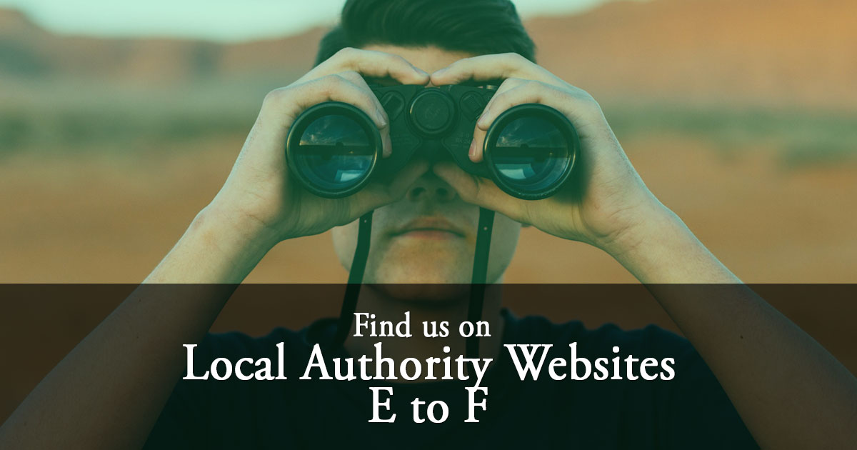 Local Authority Listings: E to F